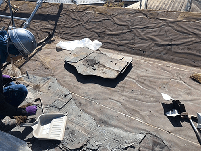 屋根の修繕写真